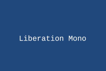 Liberation Mono