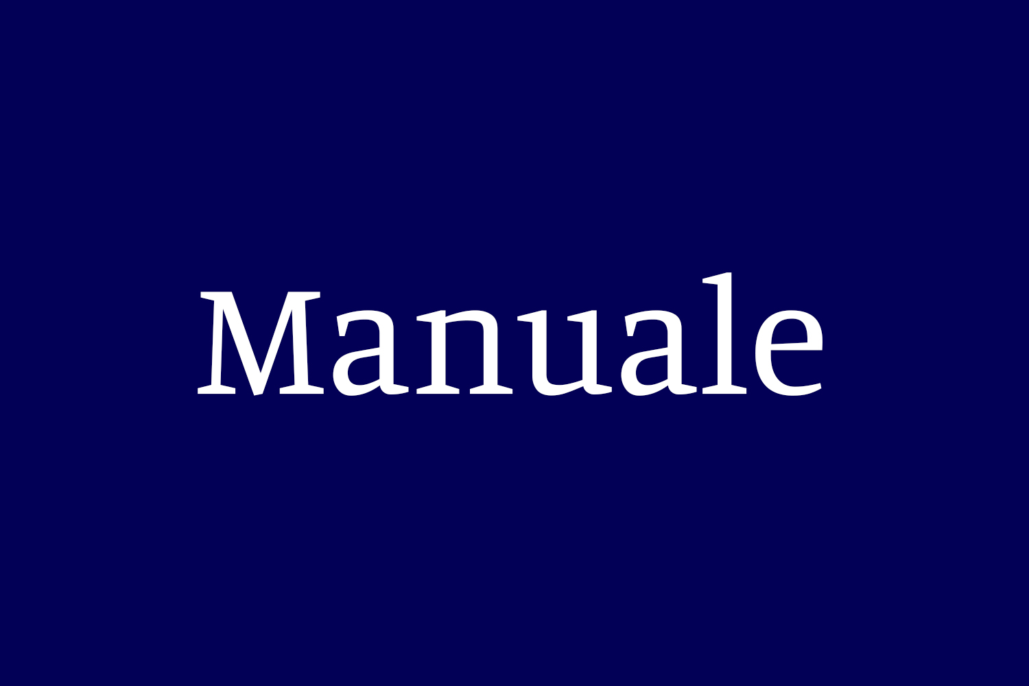 Manuale