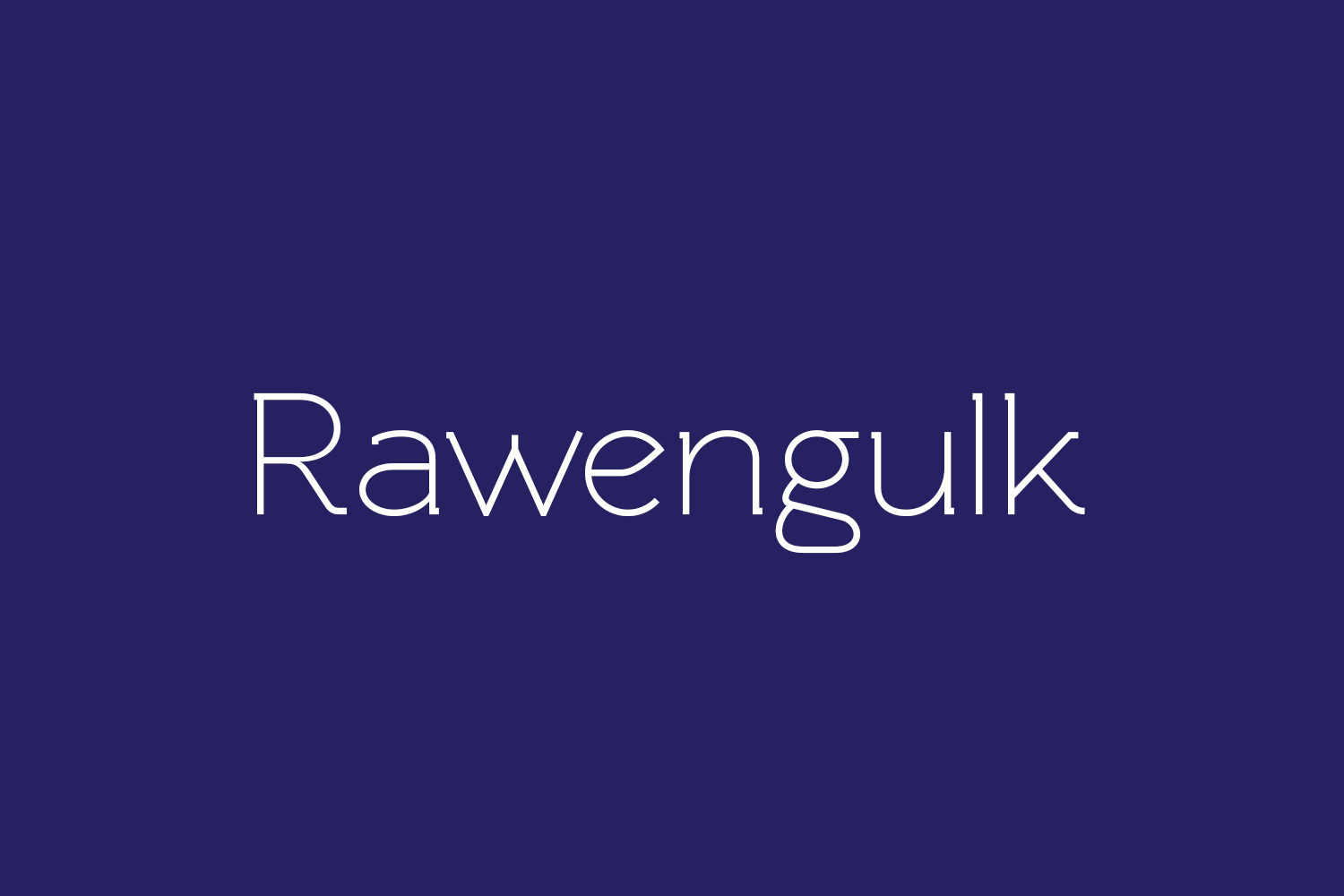 Rawengulk