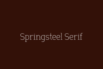 Springsteel Serif