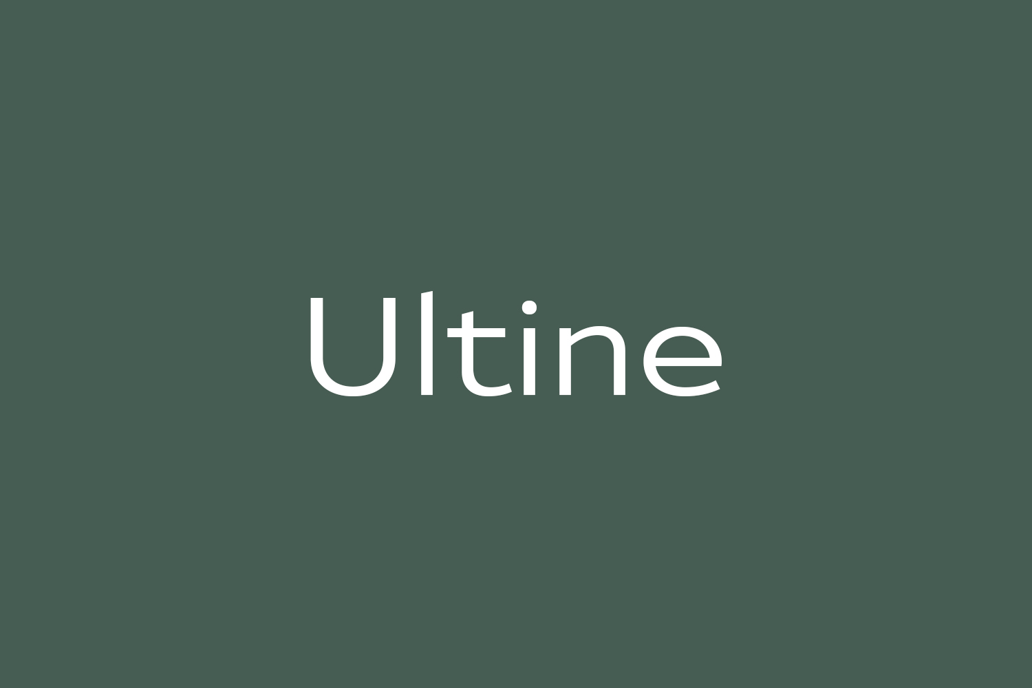 Ultine