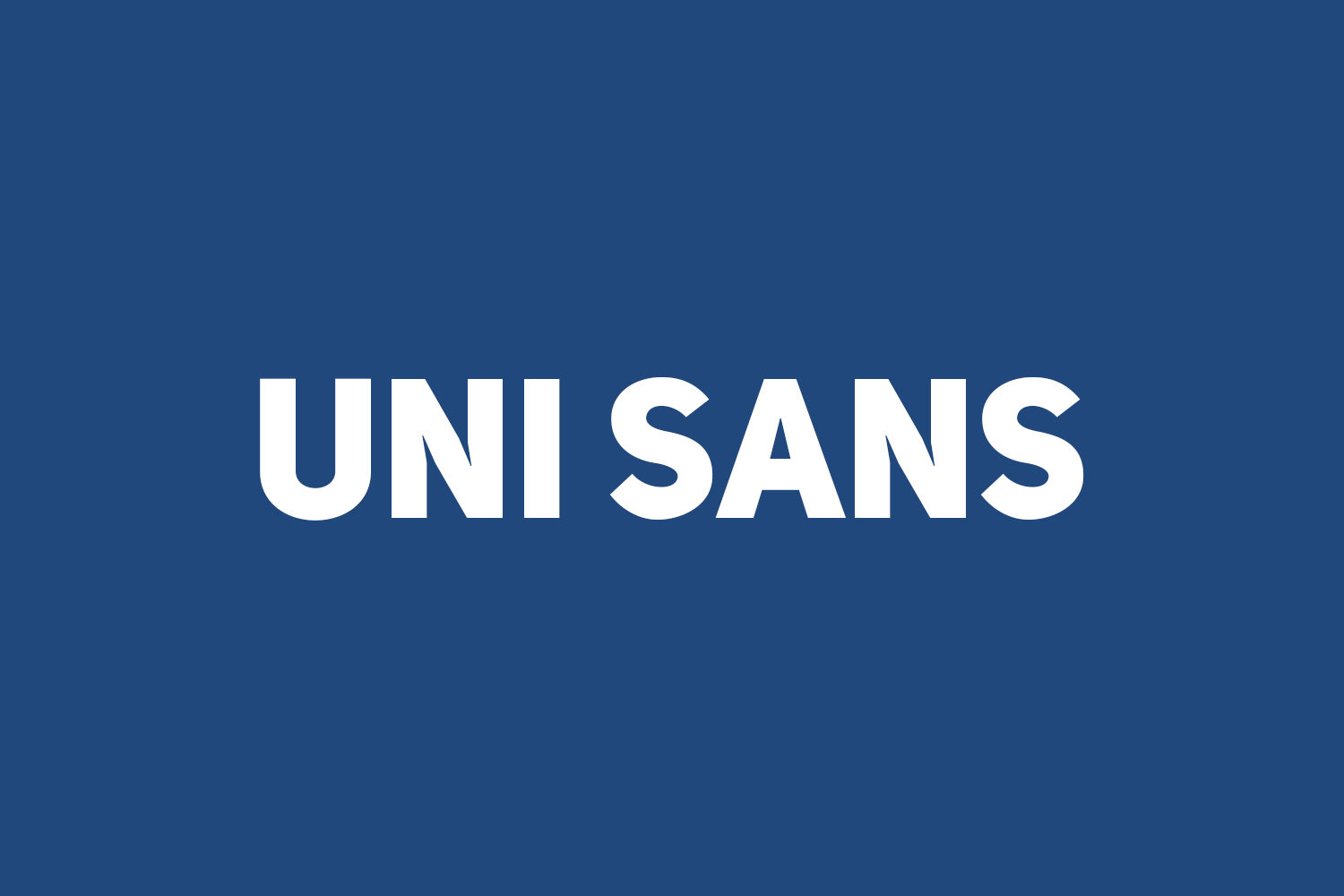 Uni Sans | Fonts Shmonts