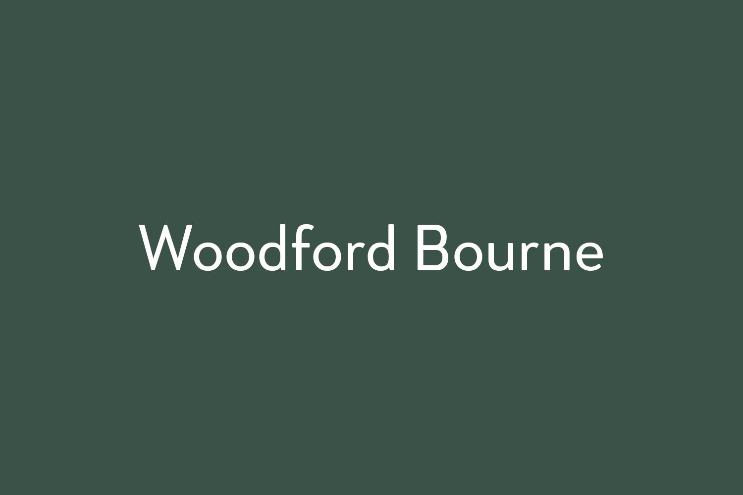 Woodford Bourne