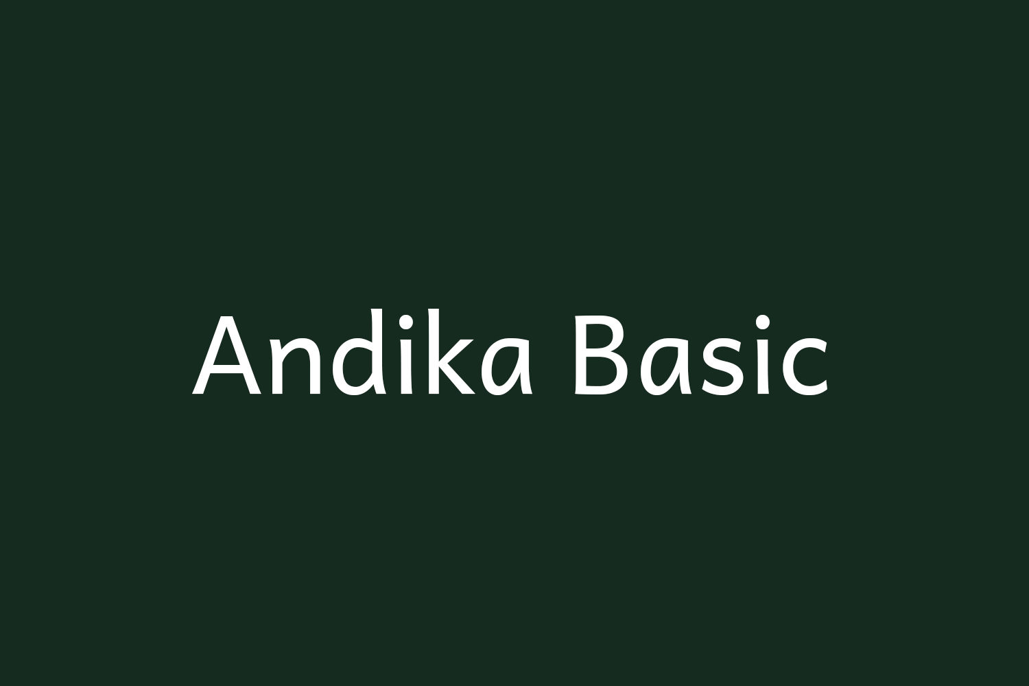 Andika Basic