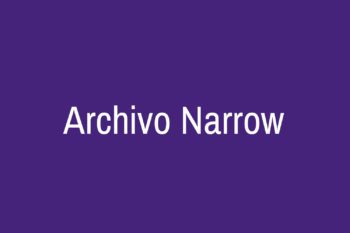 Archivo Narrow