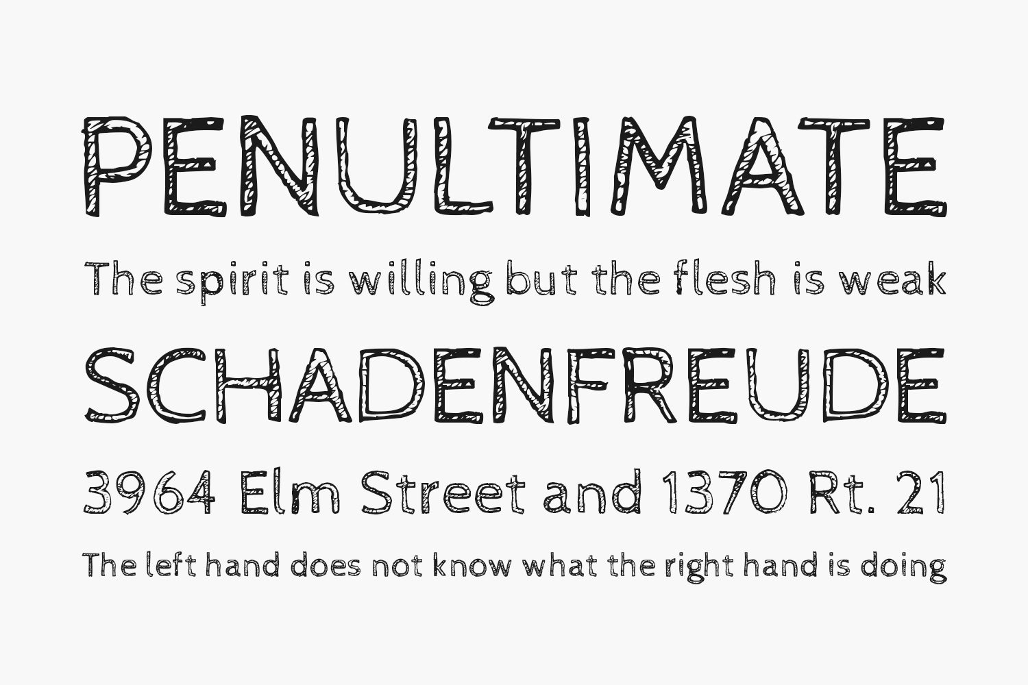 Cabinsketch Fonts Shmonts