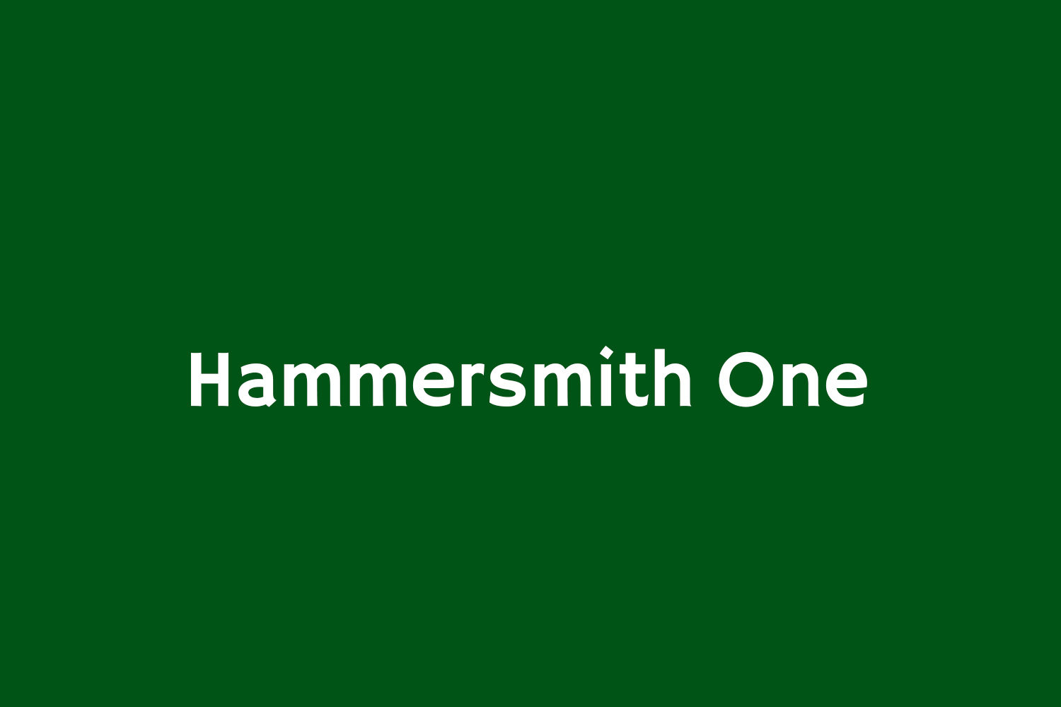 Hammersmith One