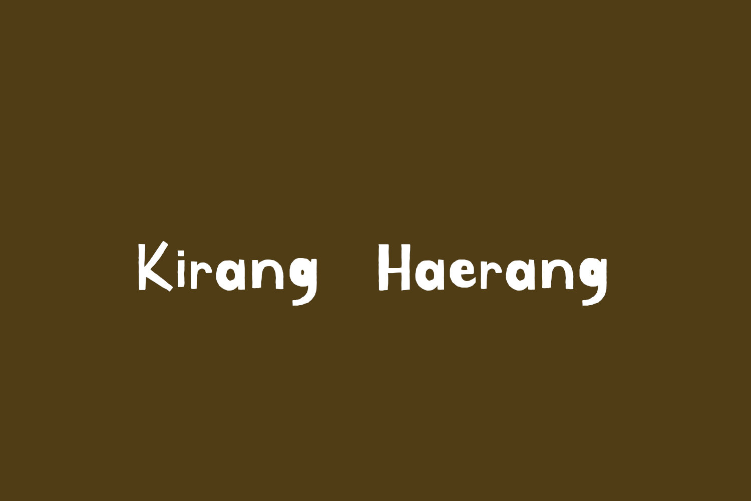 Kirang Haerang