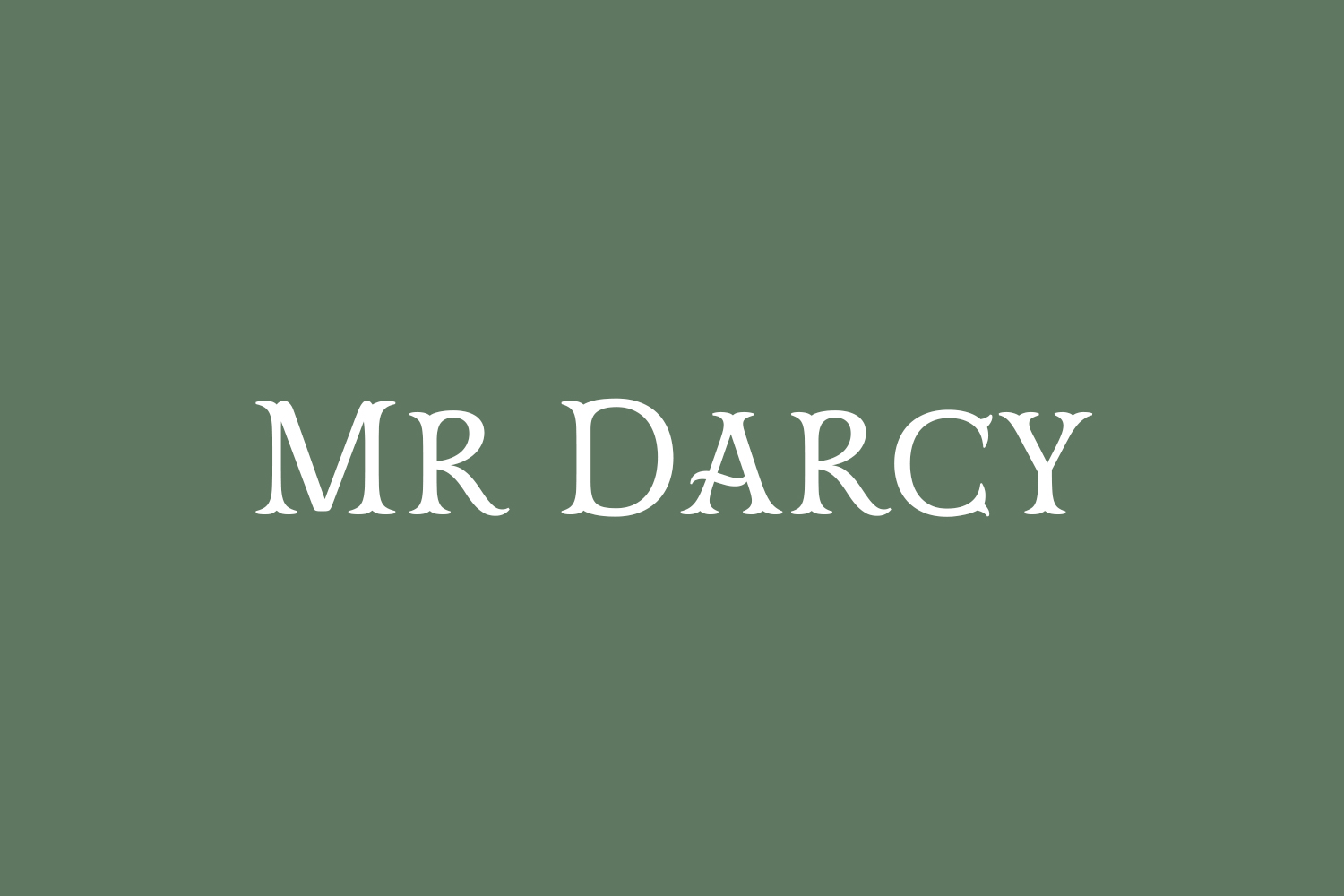 Mr Darcy