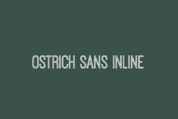 Ostrich Sans Inline