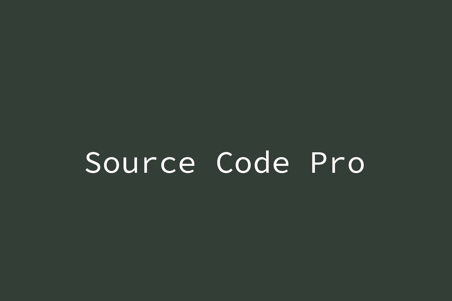 Source Code Pro