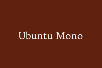 Ubuntu Mono