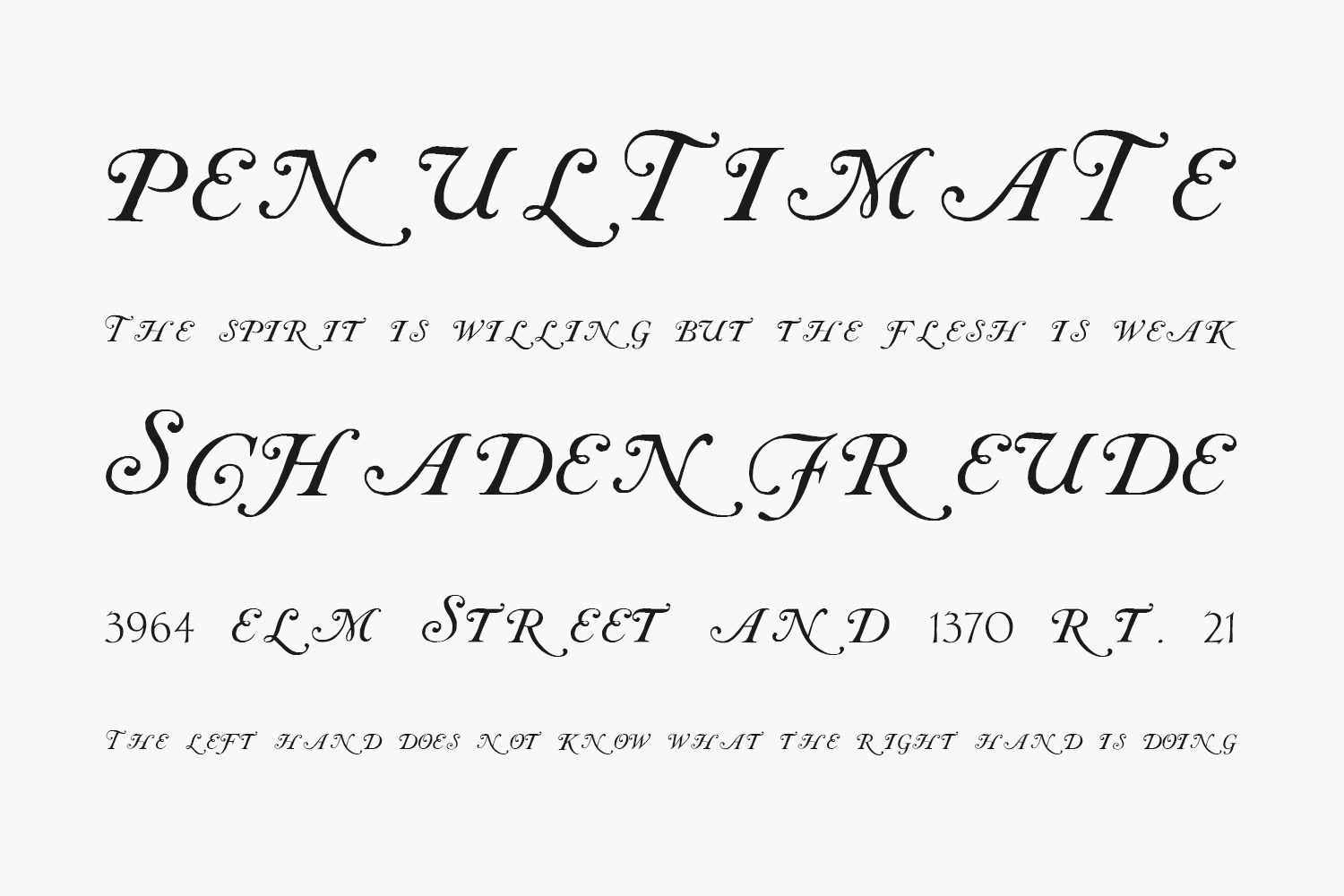 Caslon Initials