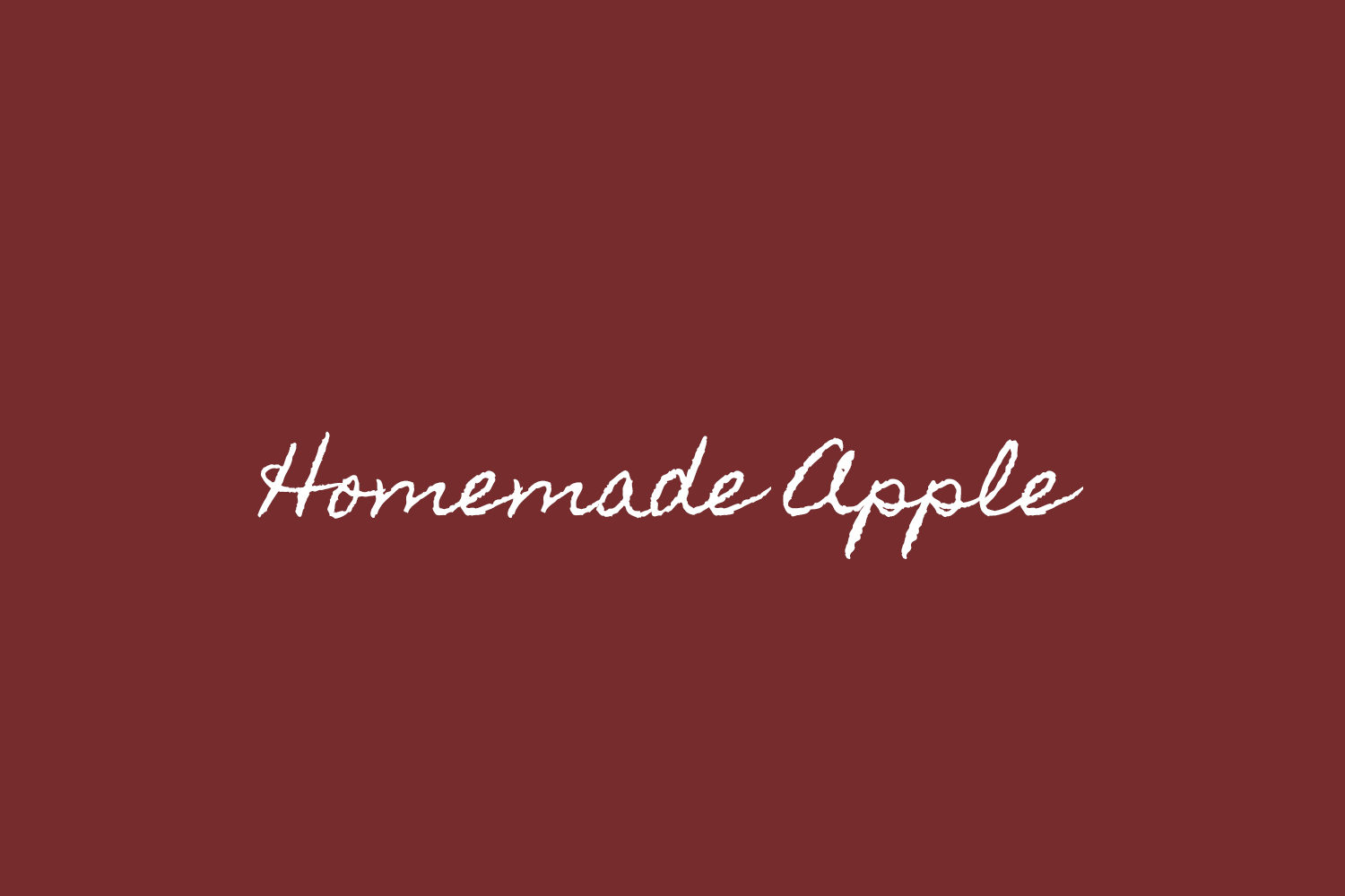 Homemade Apple