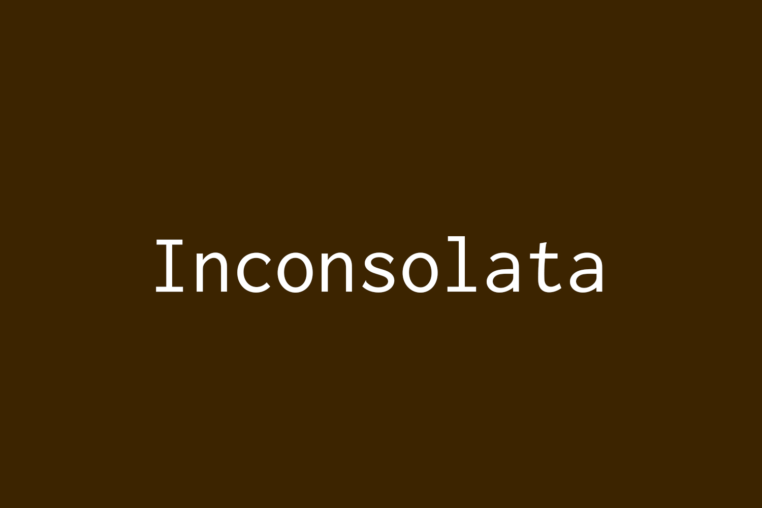 Inconsolata