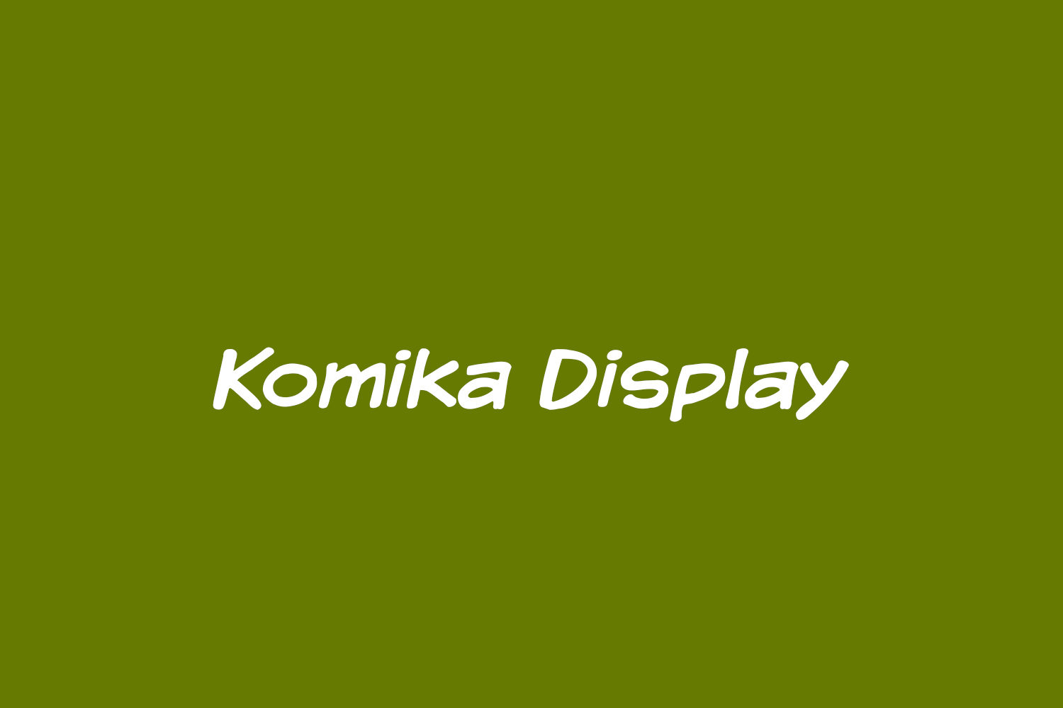 Komika Display