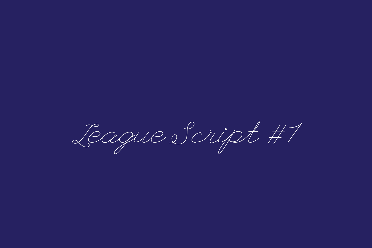 League Script #1