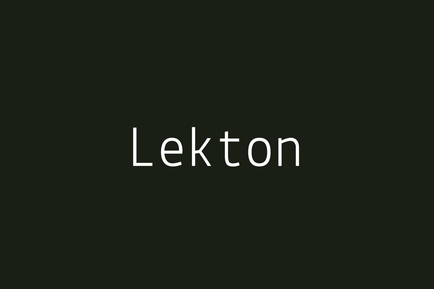 Lekton