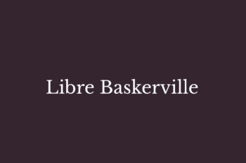 Libre Baskerville