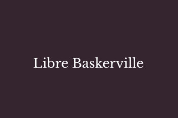 Libre Baskerville