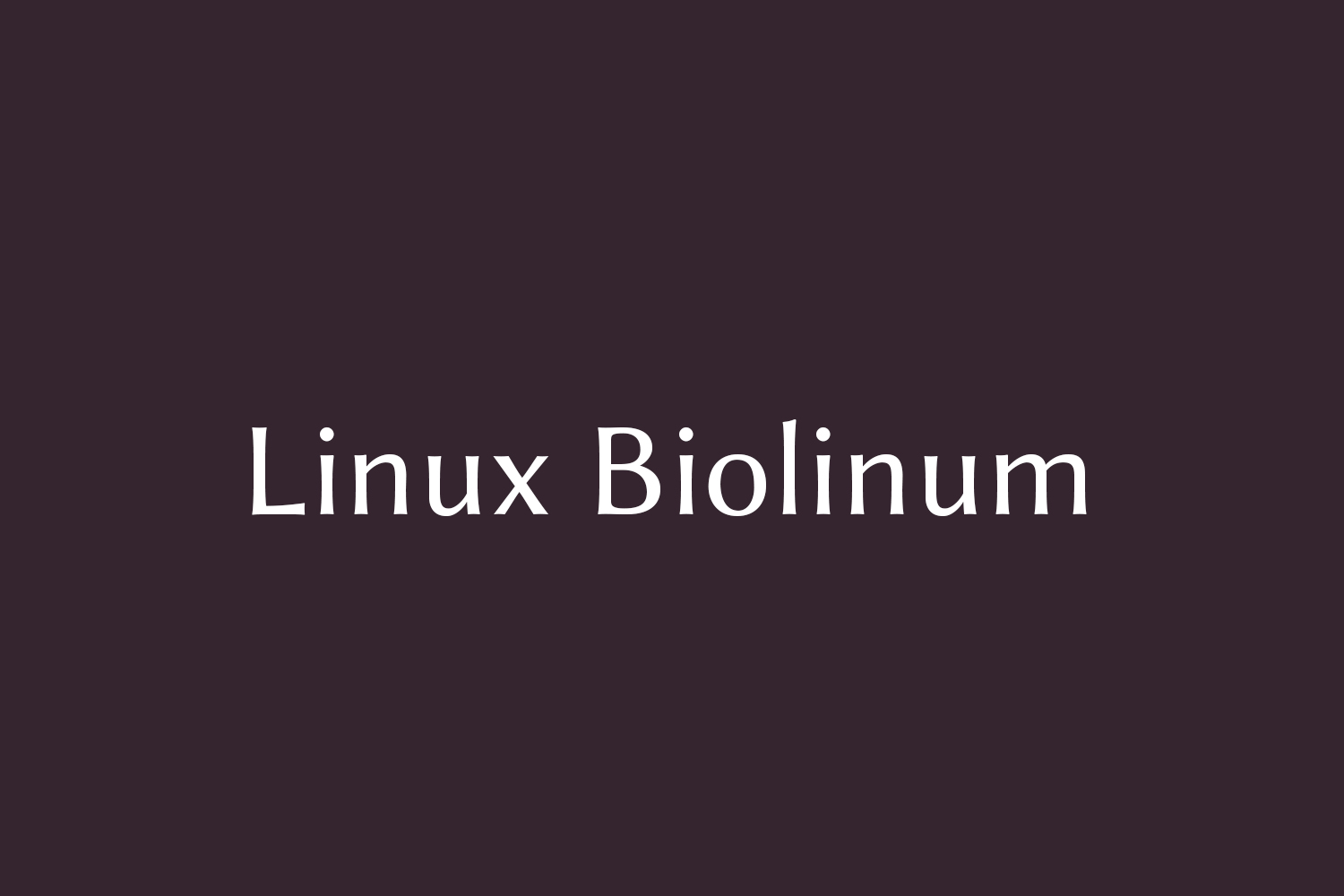 Linux Biolinum