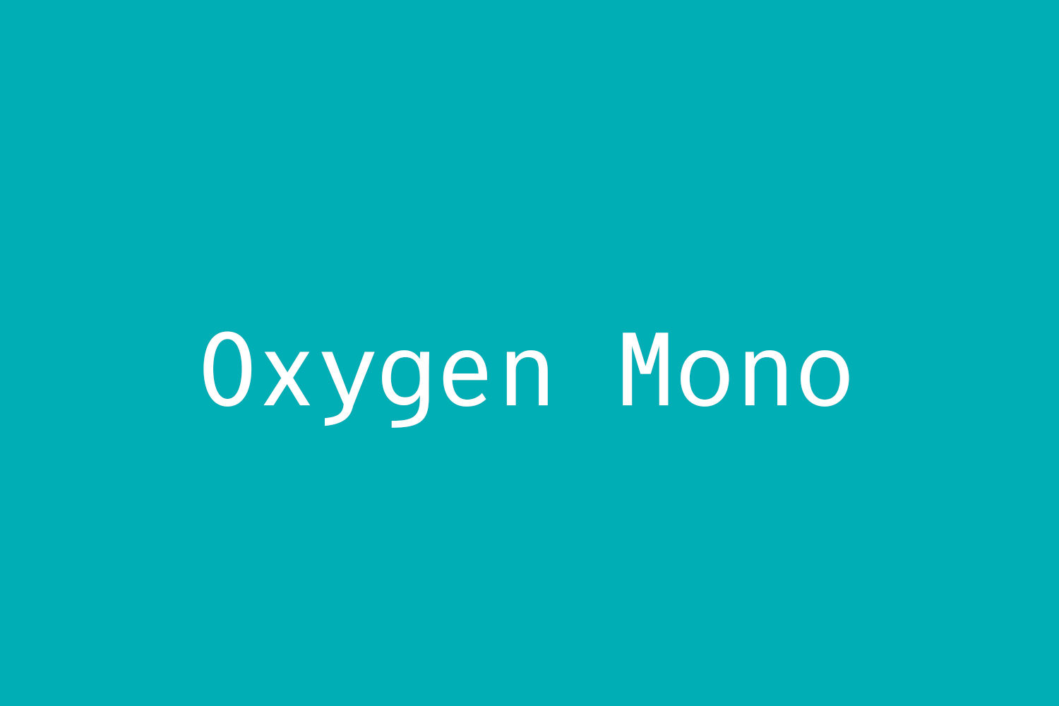 Oxygen Mono