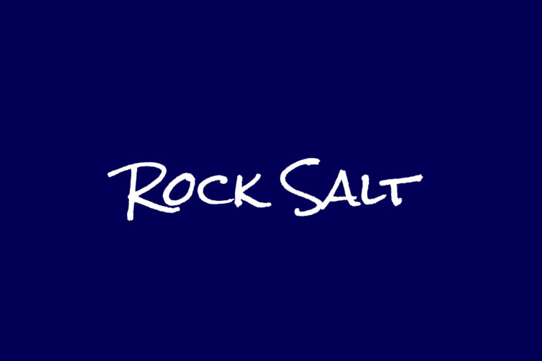 Rock Salt Fonts Shmonts