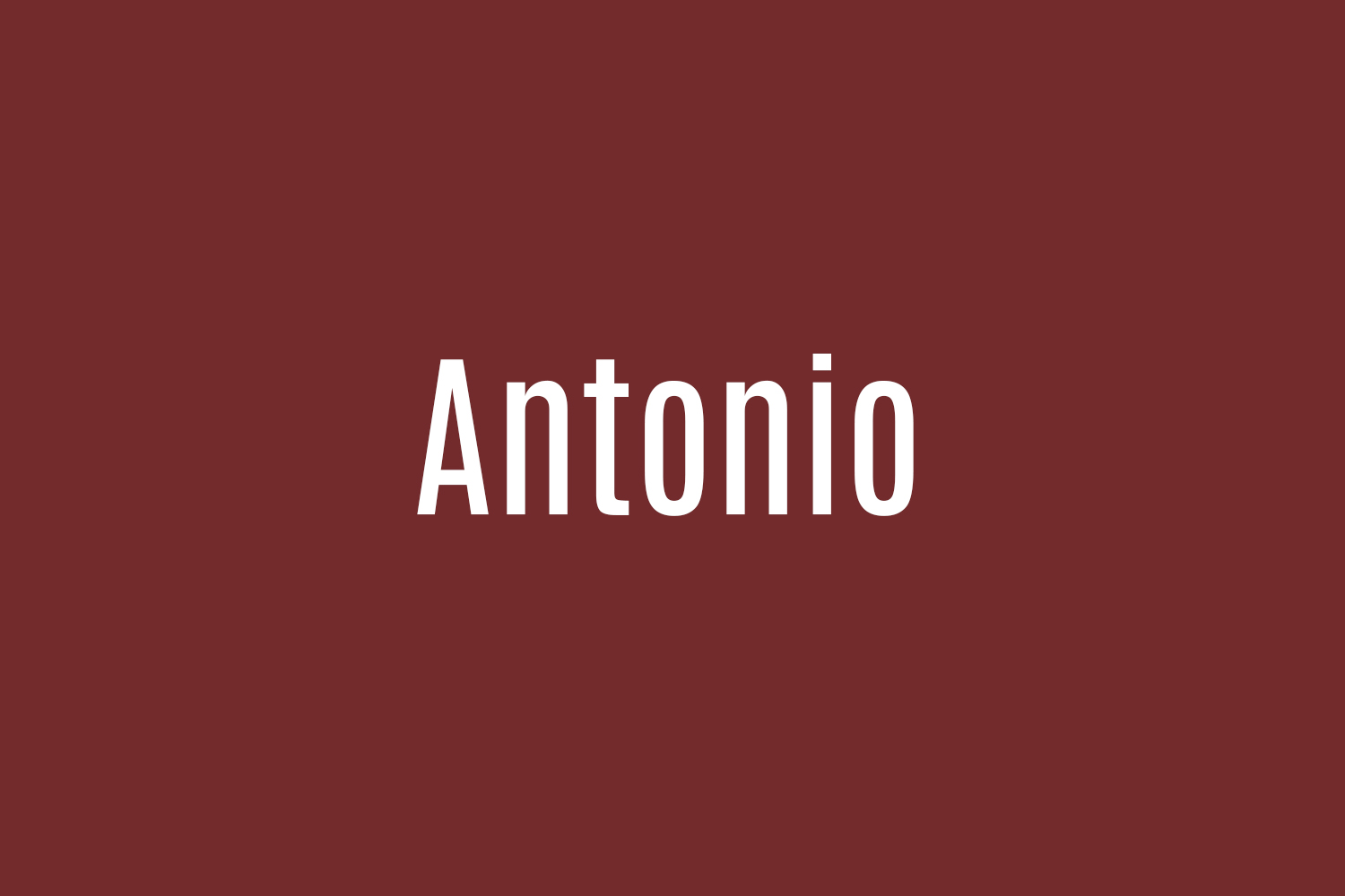 Antonio