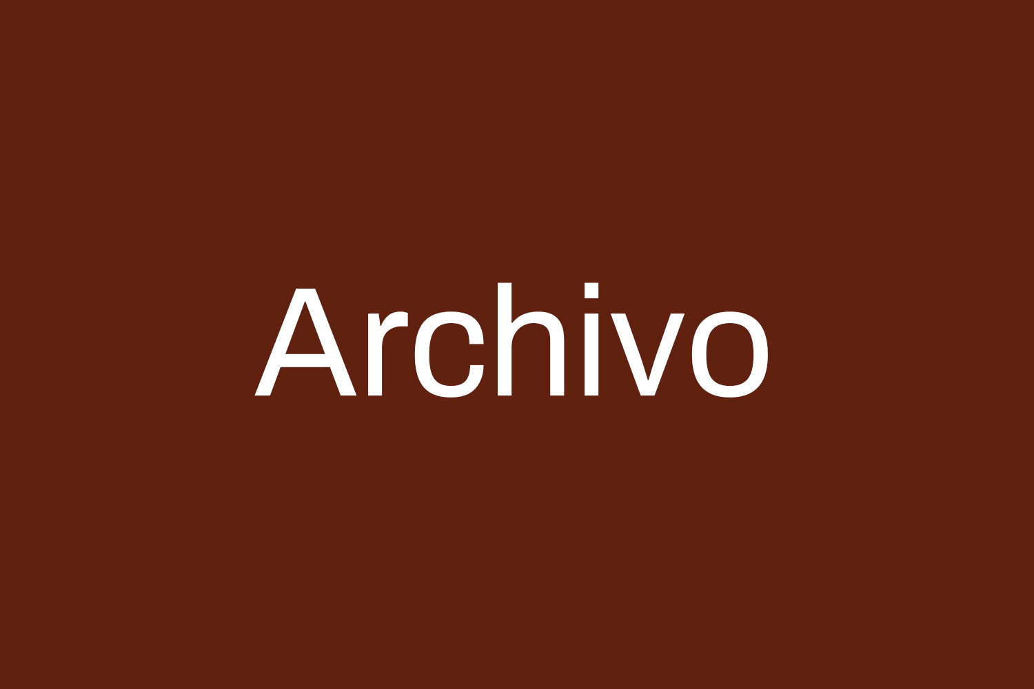 Archivo