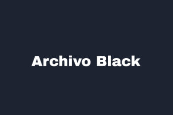 Archivo Black