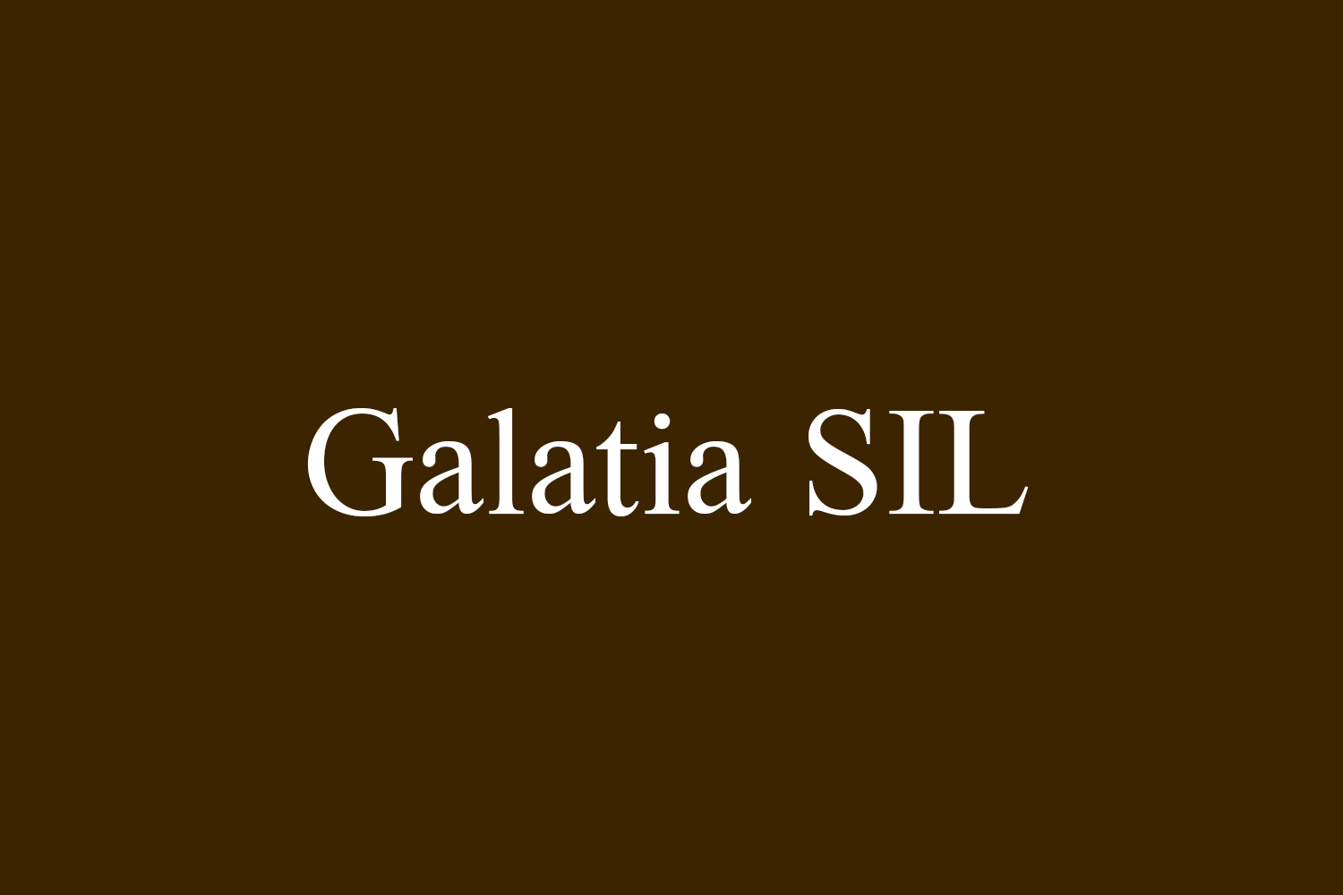 Galatia SIL