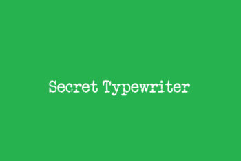 Secret Typewriter