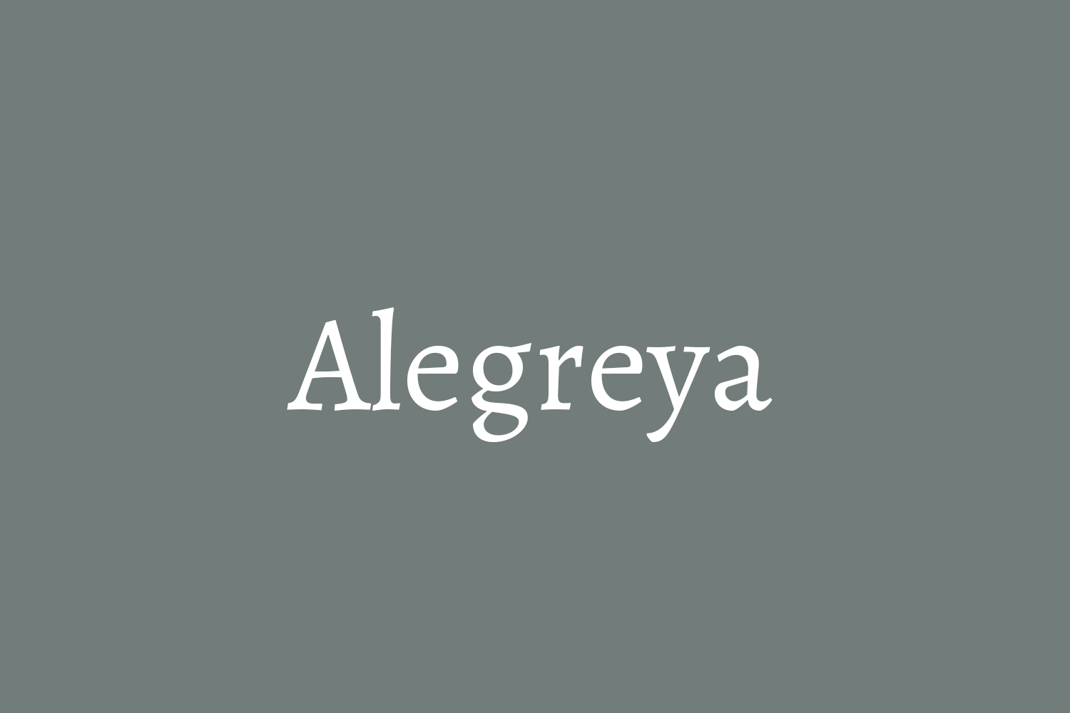 Alegreya