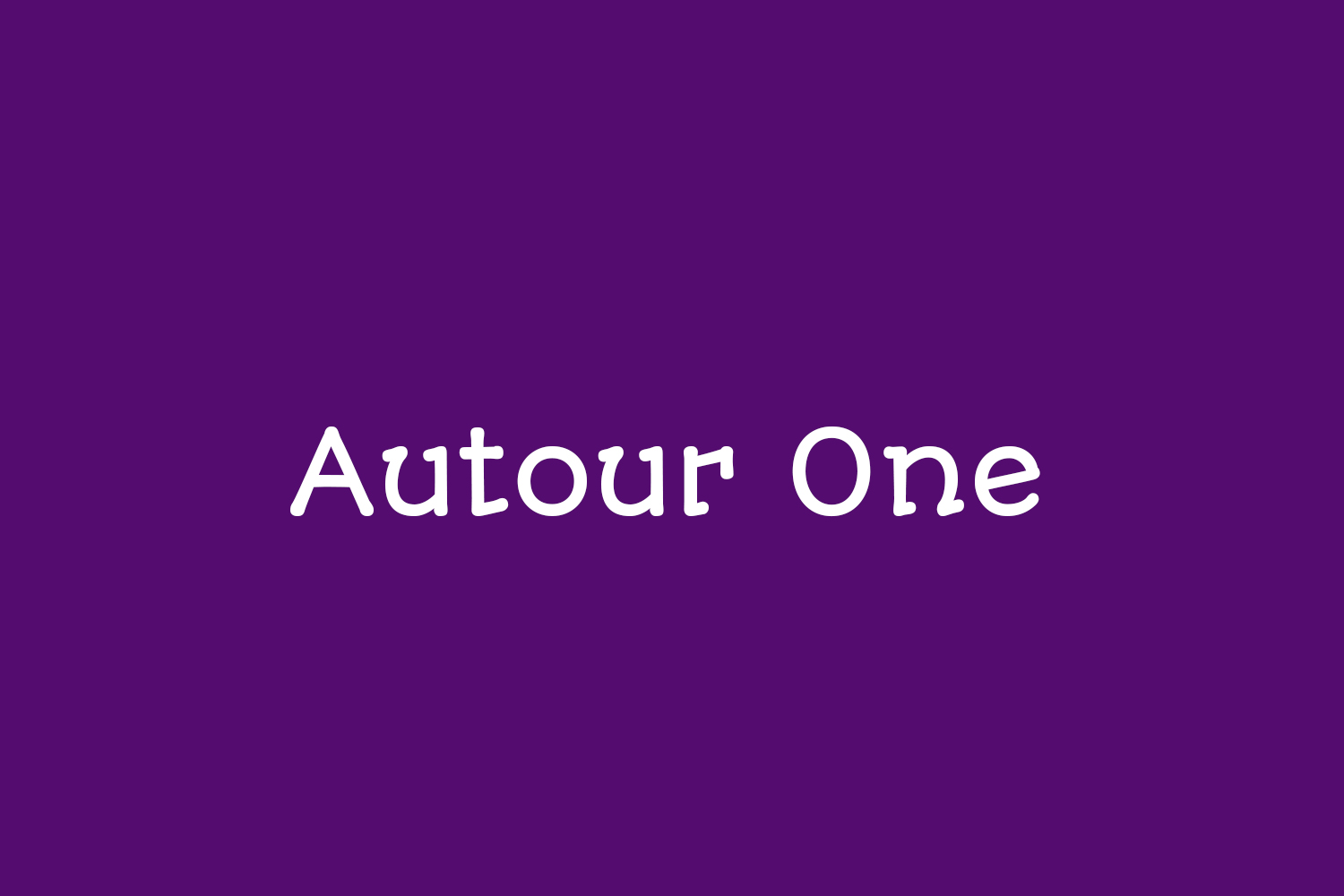 Autour One