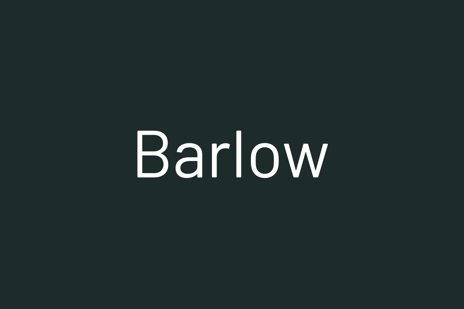 Barlow