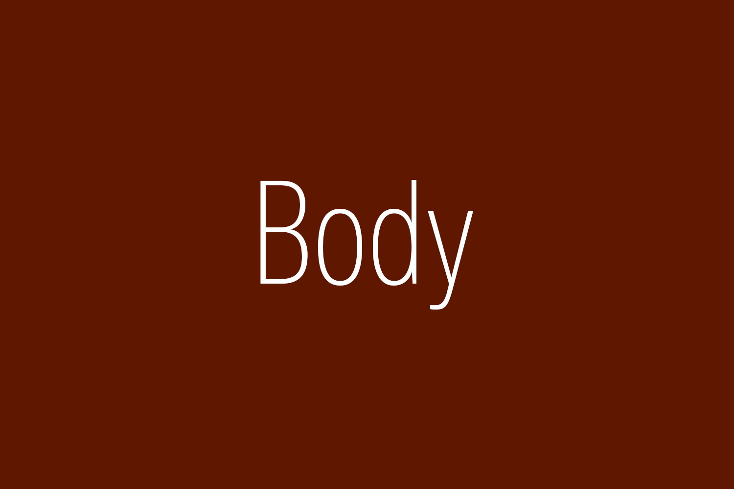 Body