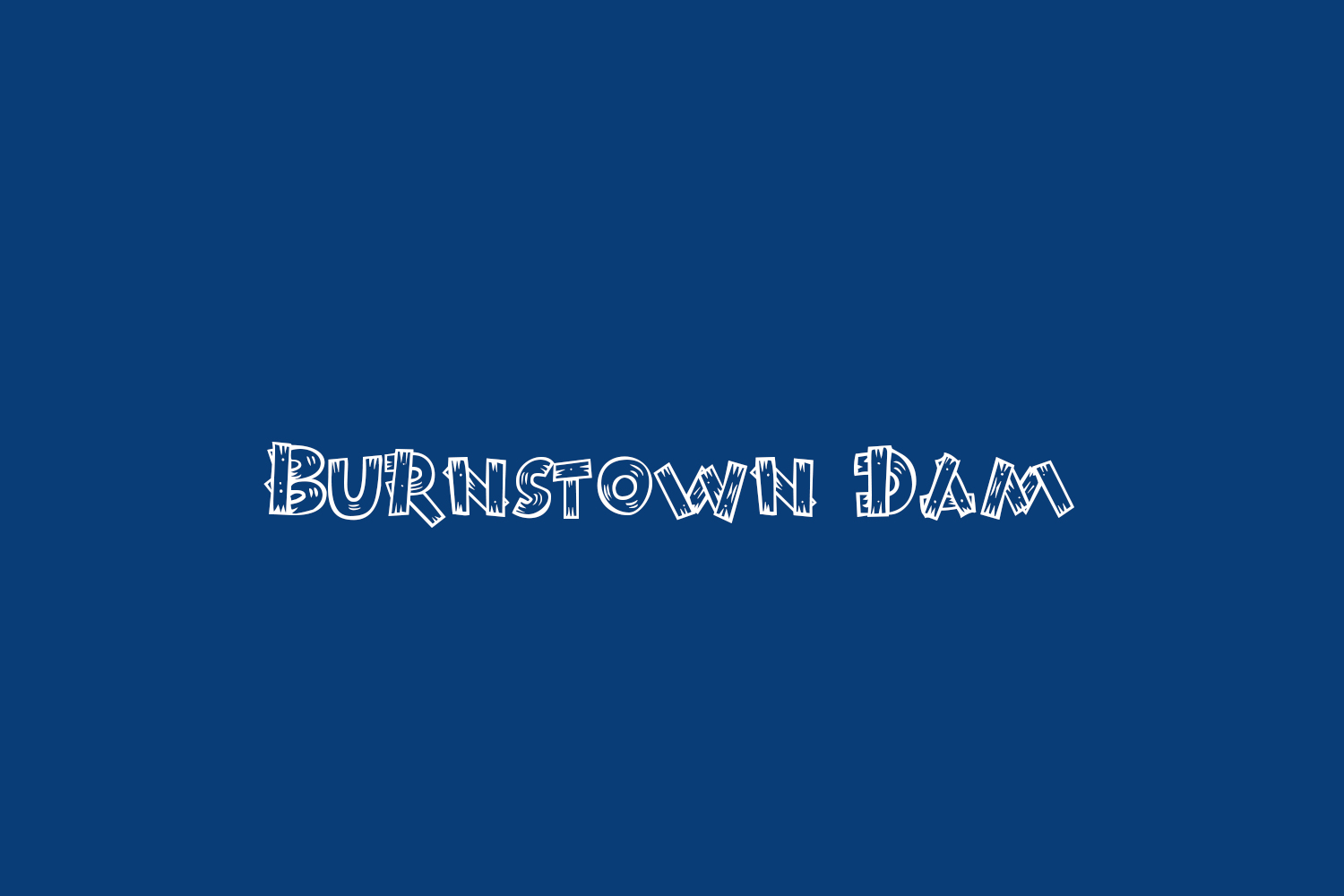 Burnstown Dam