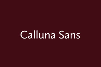 Calluna Sans