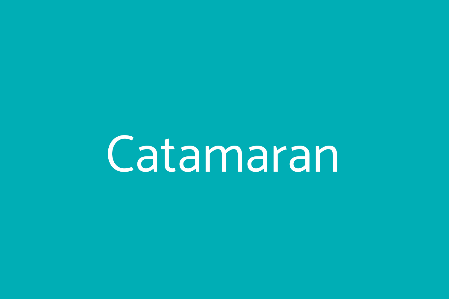 Catamaran