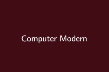 Computer Modern