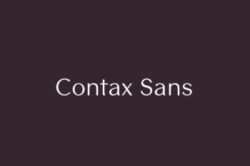 Contax Sans