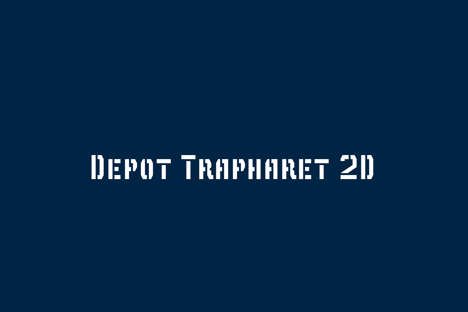 Depot Trapharet 2D