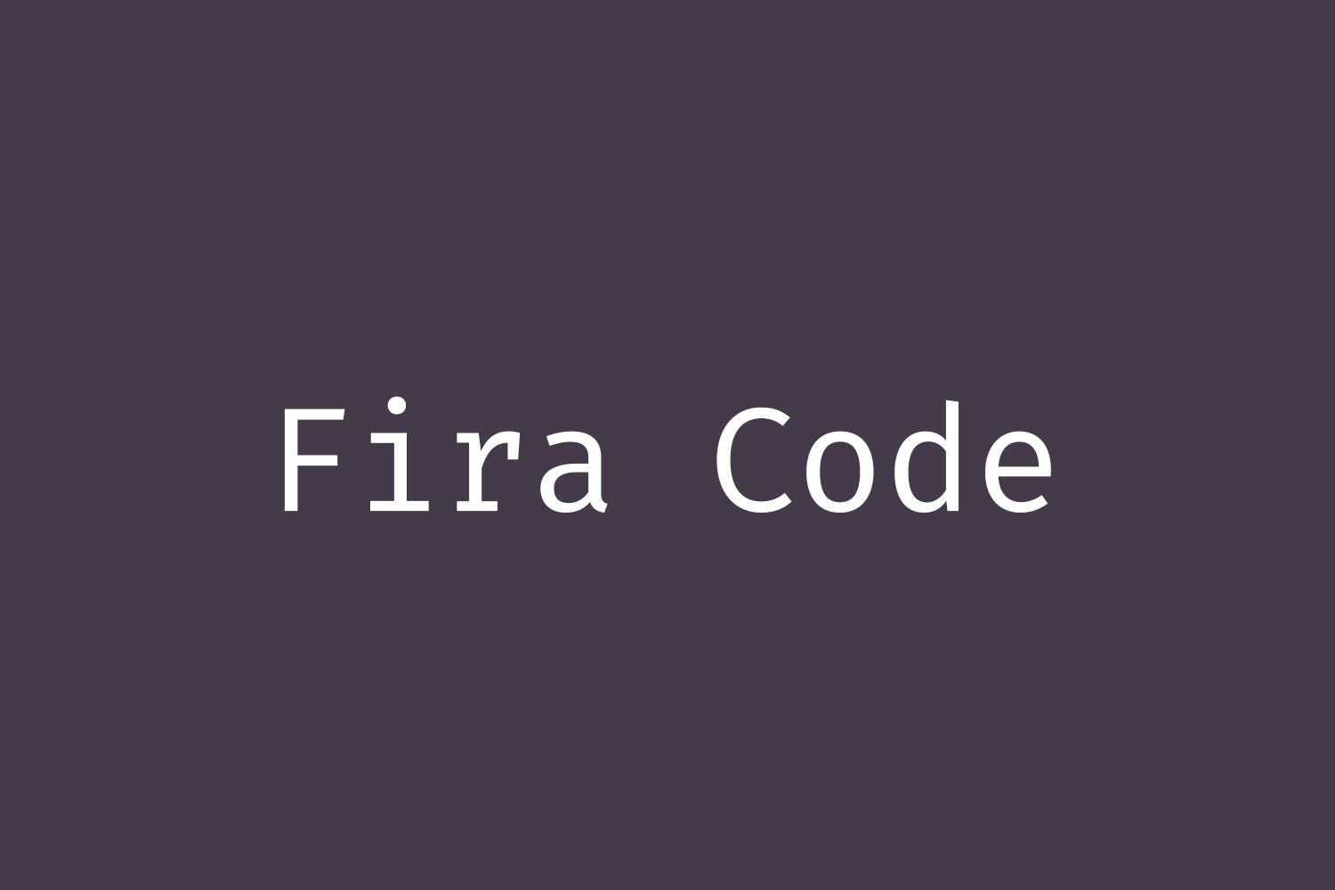 Fira Code