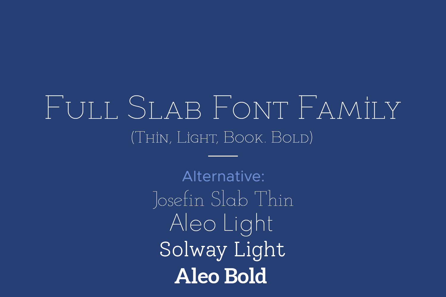 Full Slab Free Font