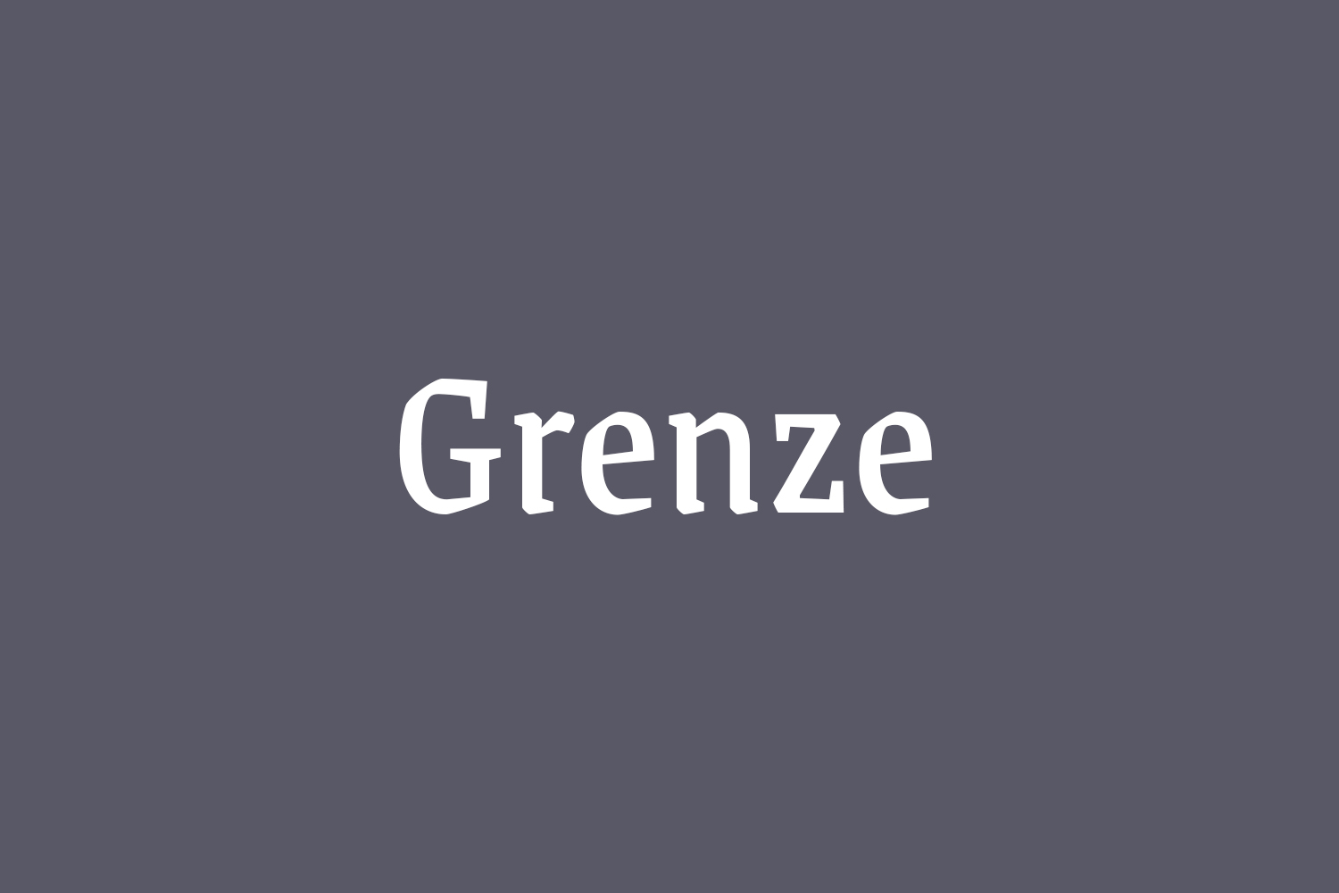 Grenze