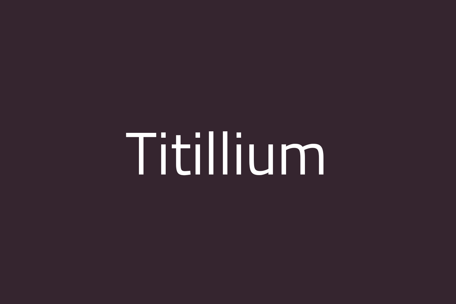 Titillium