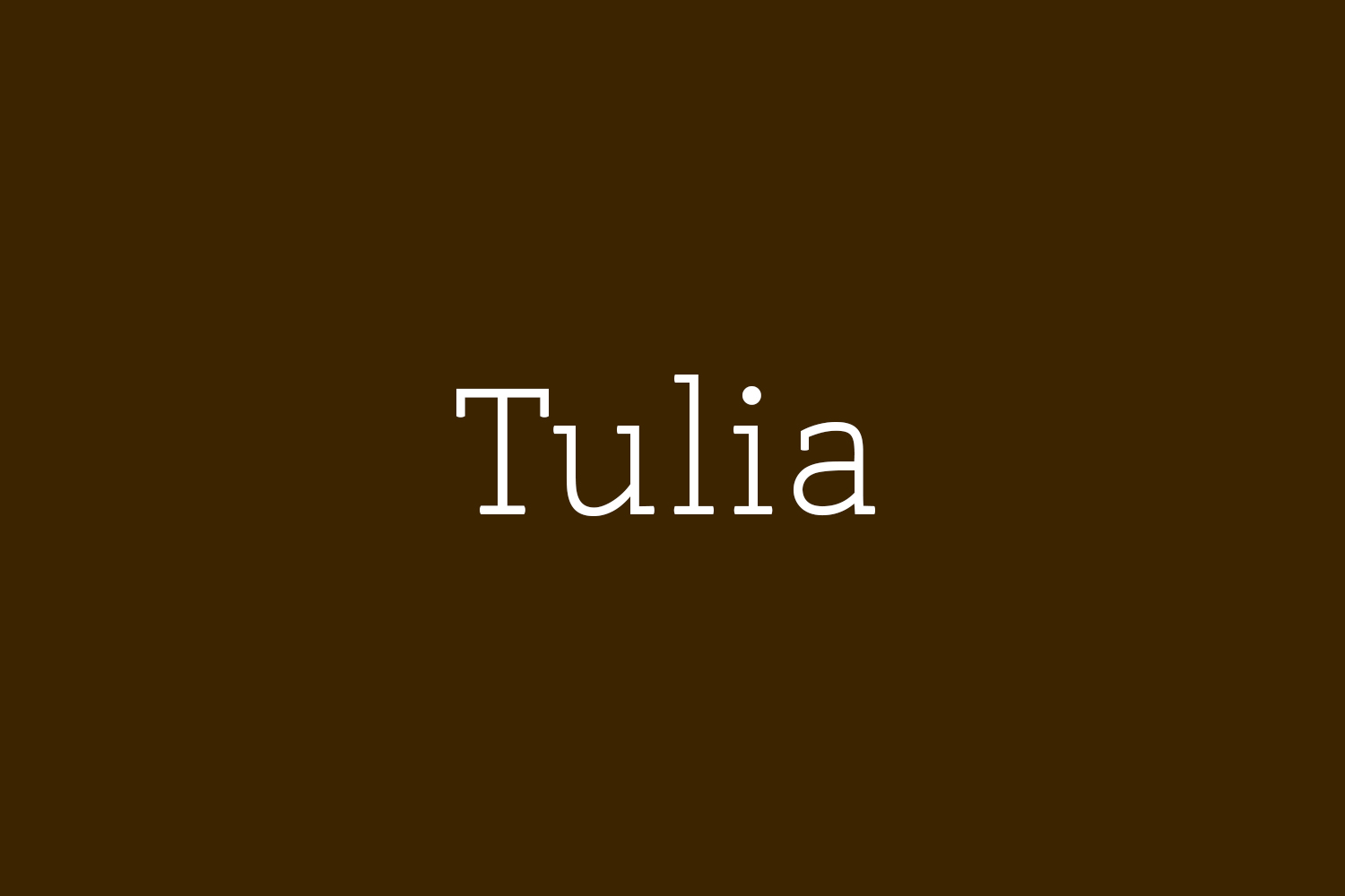 Tulia