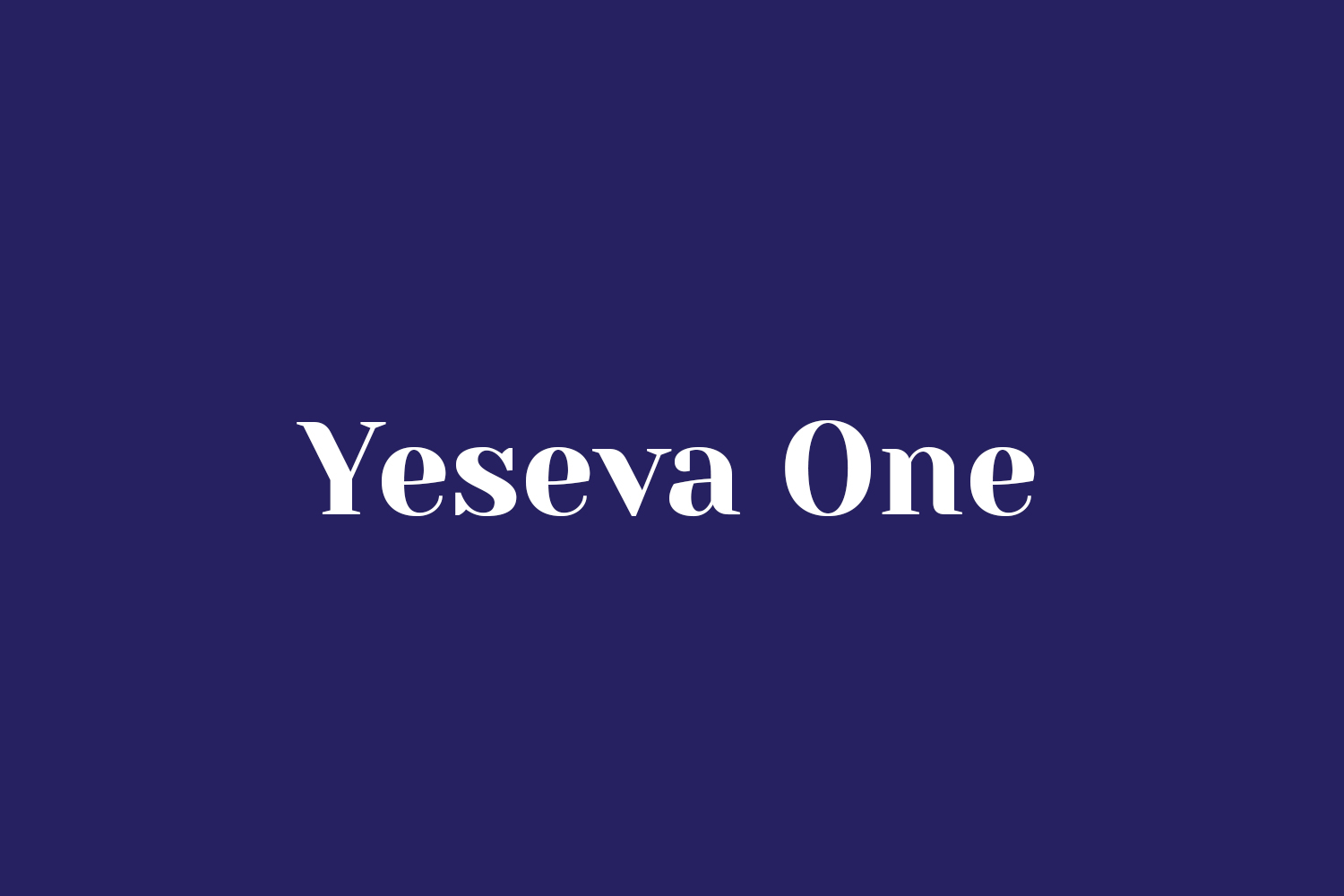 Yeseva One
