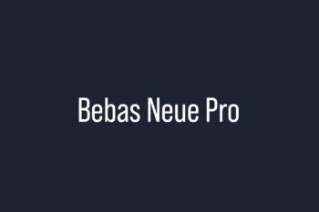 Bebas Neue Pro