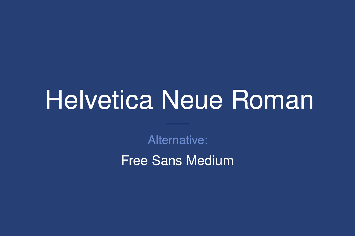 Helvetica Neue Free Font Family